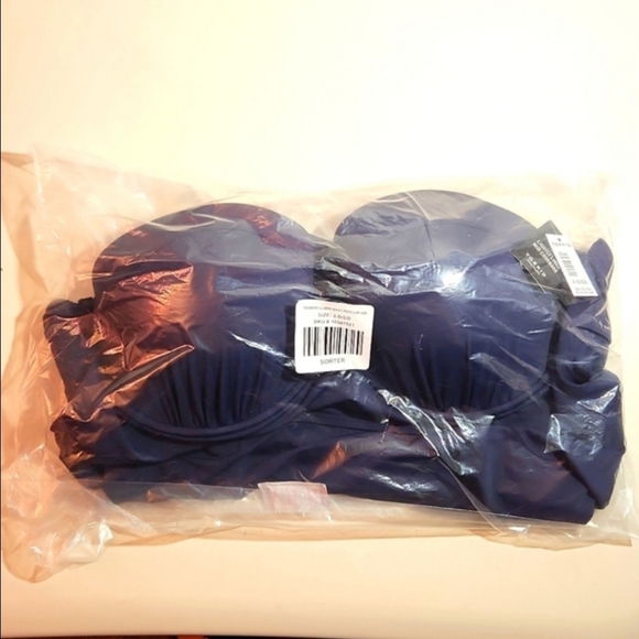 ❤️NWT VINTAGE TORRID SWIM TOP PEPLUM UNDERWIRE LIGHTLY LINED TANKINI Cup (D/DD) - Picture 12 of 14
